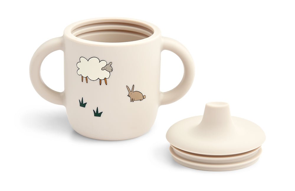 Liewood: Neil Sippy Cup - Farm / Sandy - Acorn & Pip_Liewood