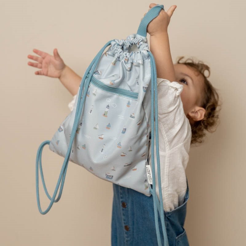 Little Dutch: Gym Bag - Sailors Bay Blue - Acorn & Pip_Little Dutch