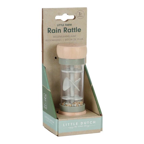 Little Dutch: Rain Rattle - Little Farm - Acorn & Pip_Little Dutch