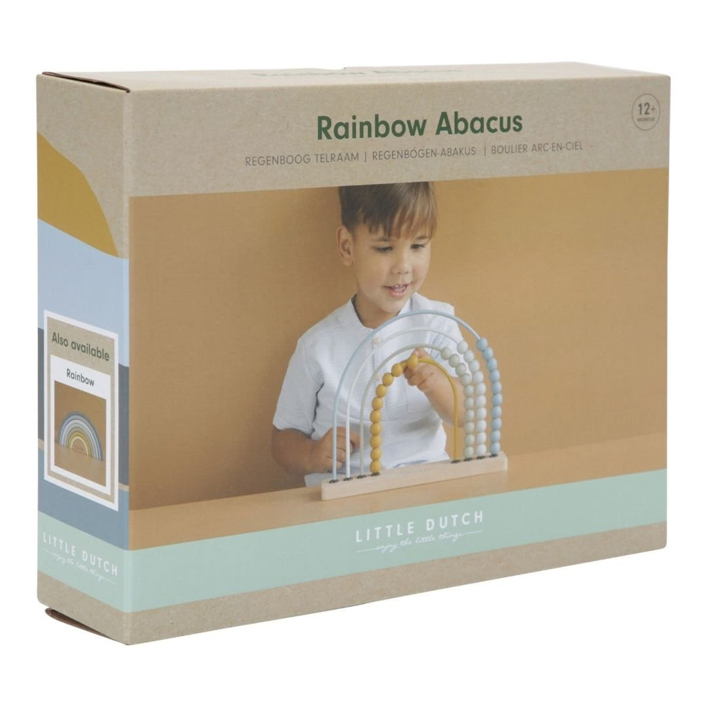 Little Dutch: Rainbow Abacus Blue - Acorn & Pip_Little Dutch