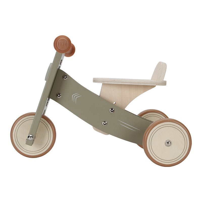 Little Dutch: Wooden Tricycle - Olive - Acorn & Pip_Little Dutch