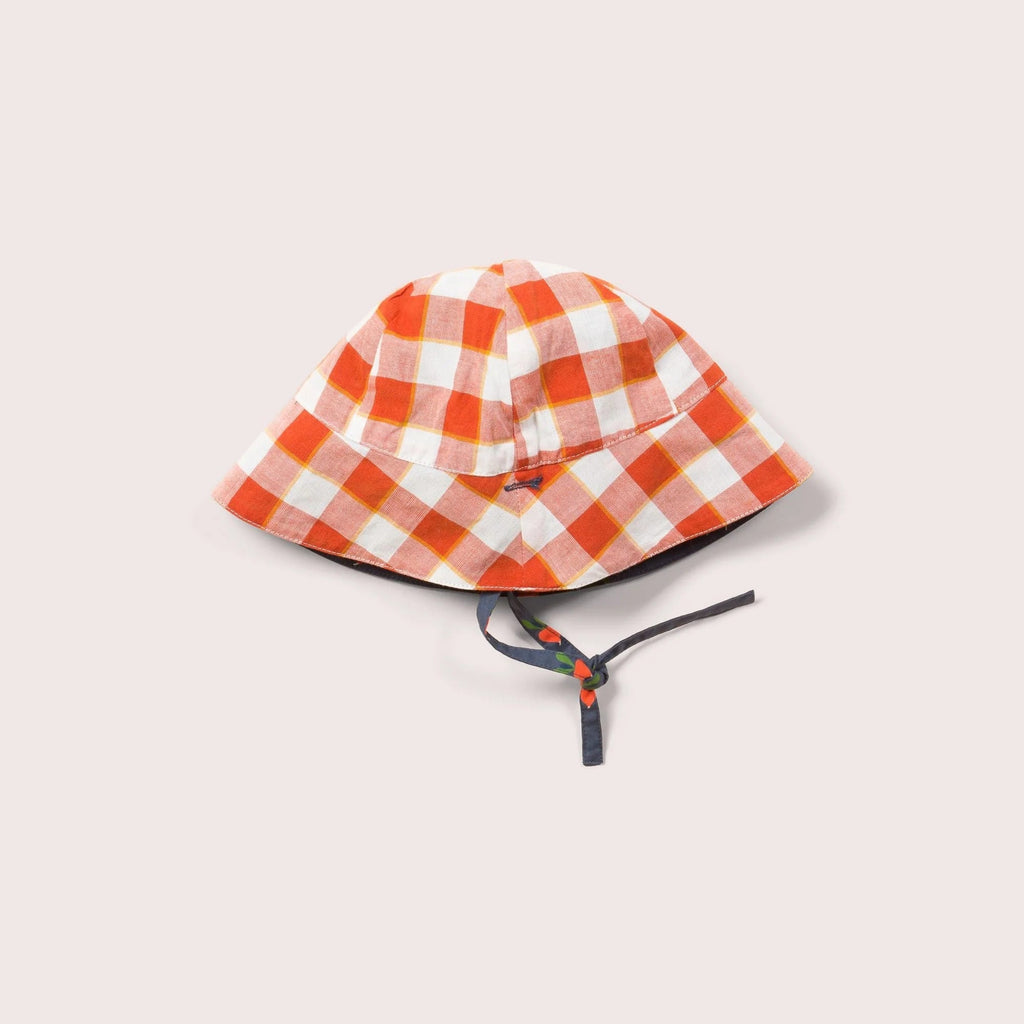Little Green Radicals: Radical Radish Reversible Sunhat - Acorn & Pip_Little Green Radicals