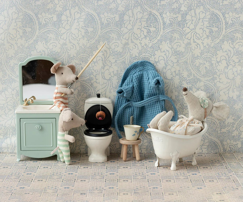 Maileg: Bathtub, Mouse (New) - Acorn & Pip_Maileg