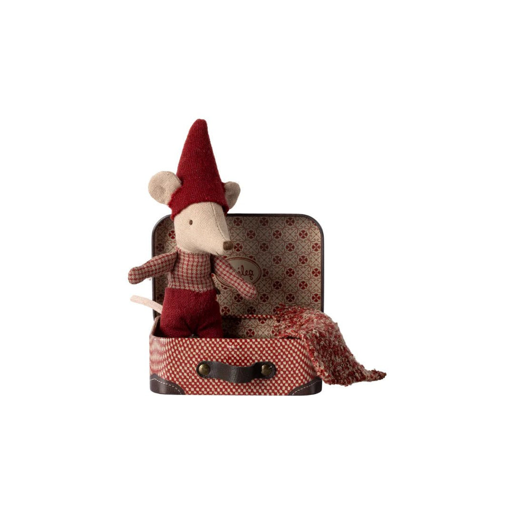 Maileg: Christmas Mouse - Baby in a Suitcase - Acorn & Pip_Maileg