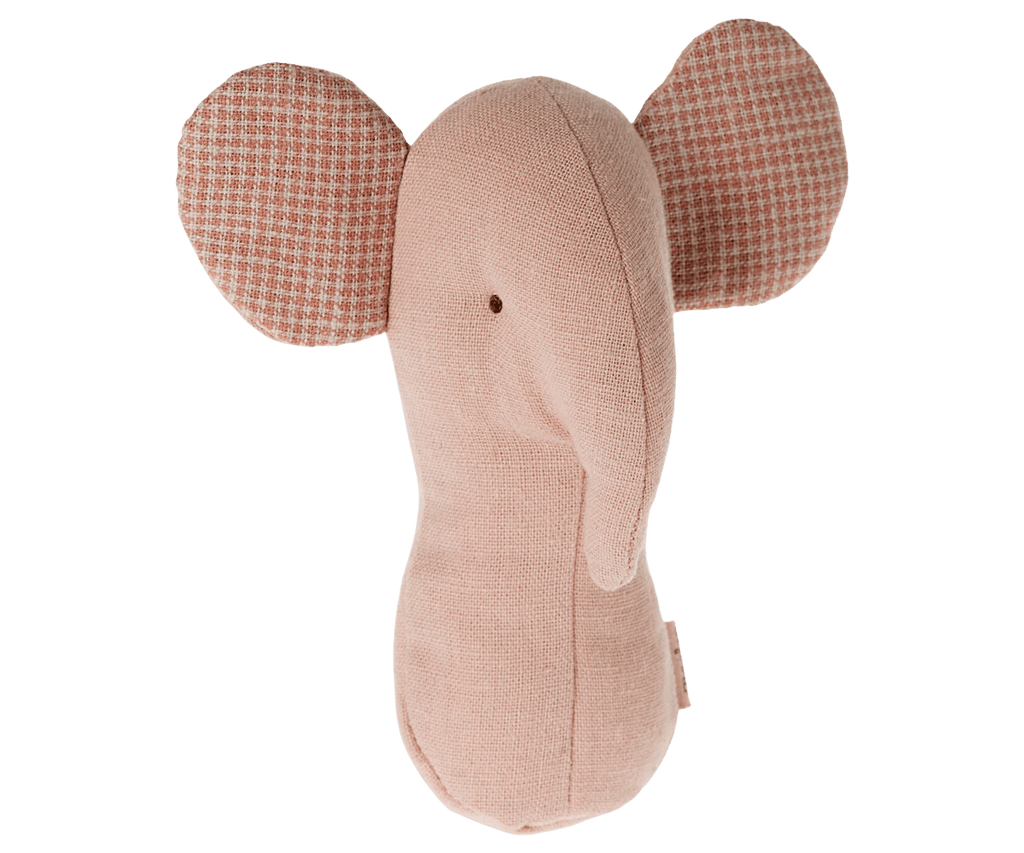 Maileg: Lullaby Friends - Elephant Rattle Pink - Acorn & Pip_Maileg