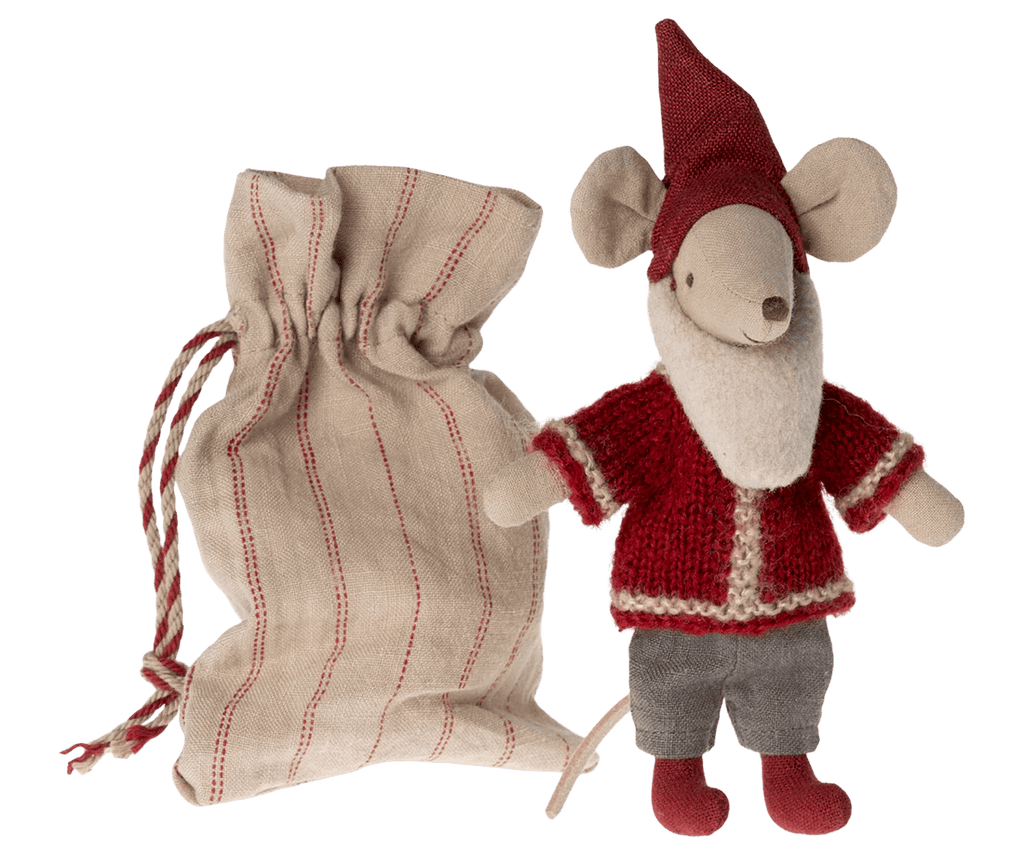 Maileg: Santa Mouse - Acorn & Pip_Maileg