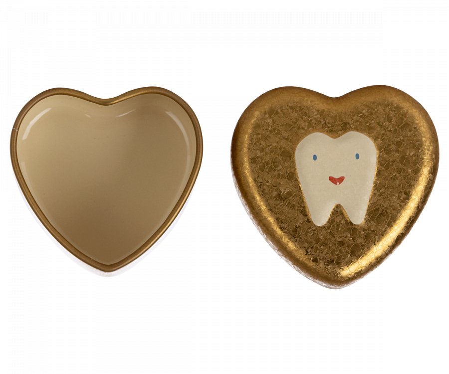 Maileg: Tooth Box - Gold - Acorn & Pip_Maileg