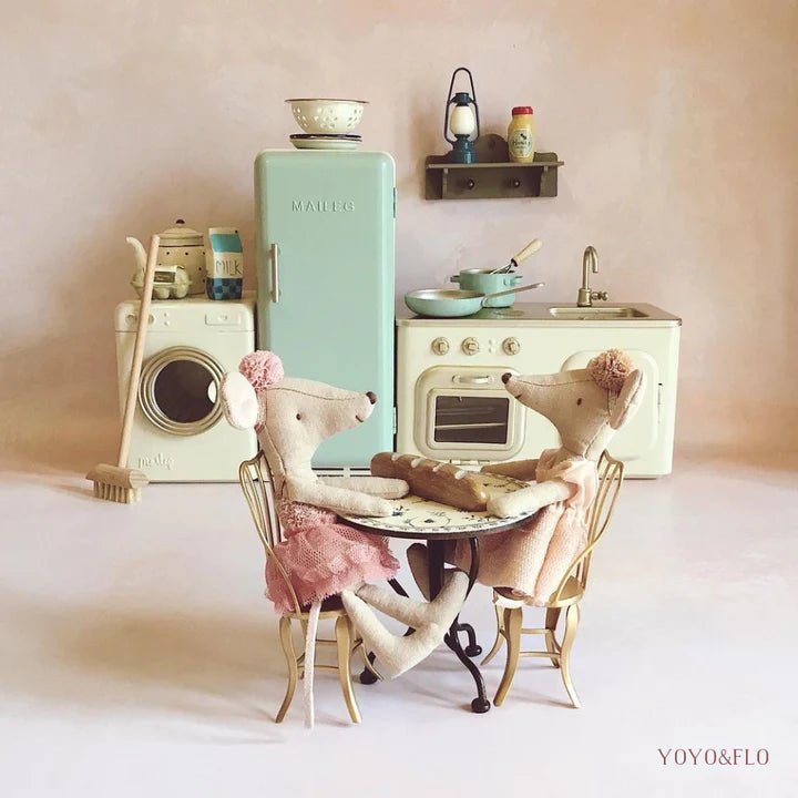 Maileg: Washing machine, Mouse - Acorn & Pip_Maileg