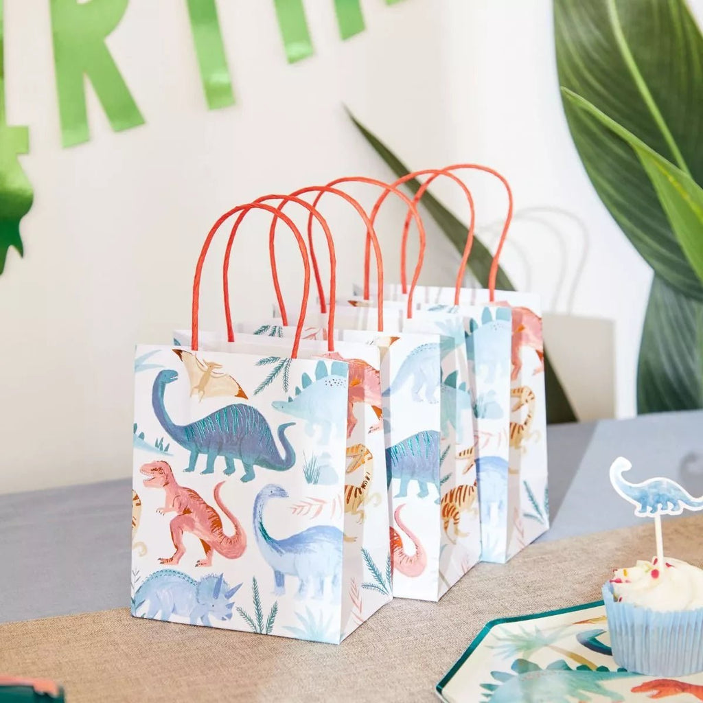 Meri Meri: Dinosaur Kingdom Party Bags (x8) - Acorn & Pip_Meri Meri