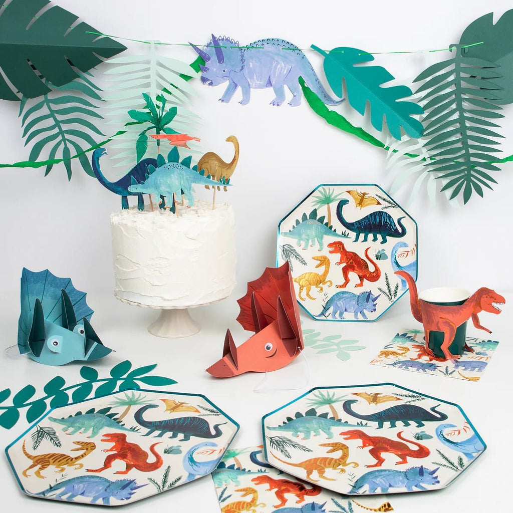 Meri Meri: Dinosaur Kingdom Party Bags (x8) - Acorn & Pip_Meri Meri