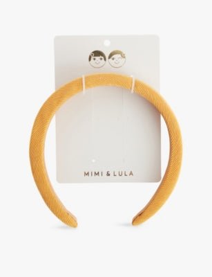 Mimi & Lula: MUSTARD CORD ALICEBAND - Acorn & Pip_Mimi & Lula