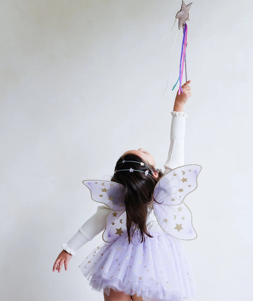 Mimi & Lula: SUPER STARRY NIGHT WINGS - lILAC - Acorn & Pip_Mimi & Lula