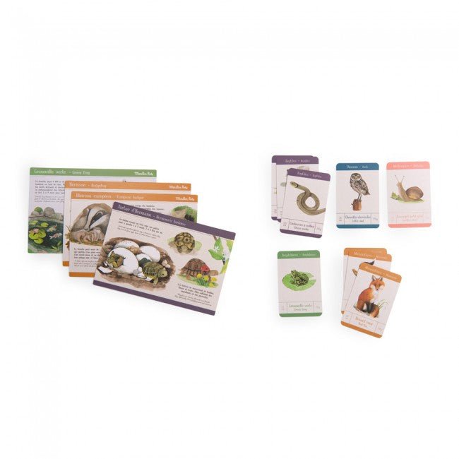 Moulin Roty: Discovery of animals box - Le Jardin du moulin - Acorn & Pip_Moulin Roty