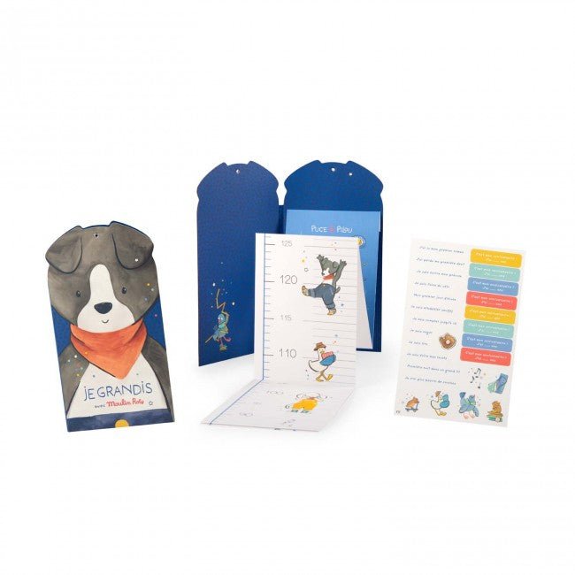 Moulin Roty: Height Chart Puce & Pilou - Acorn & Pip_Moulin Roty