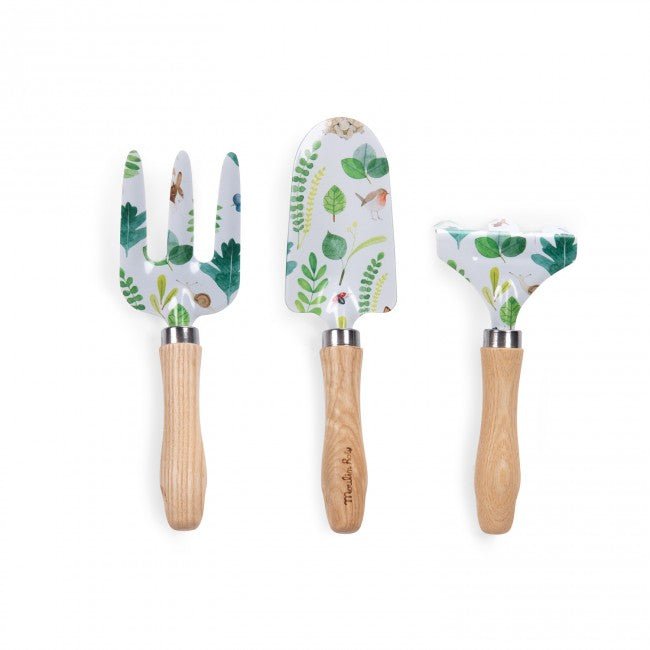 Moulin Roty: Set of 3 gardening tools Le Jardin du Moulin - Acorn & Pip_Moulin Roty