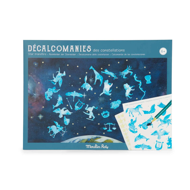 Moulin Roty Sky Chart transfer set