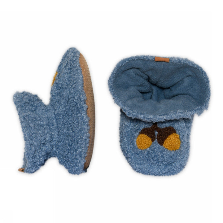 MP Denmark Acorn Anti-Slip Slippers – Dusty Blue