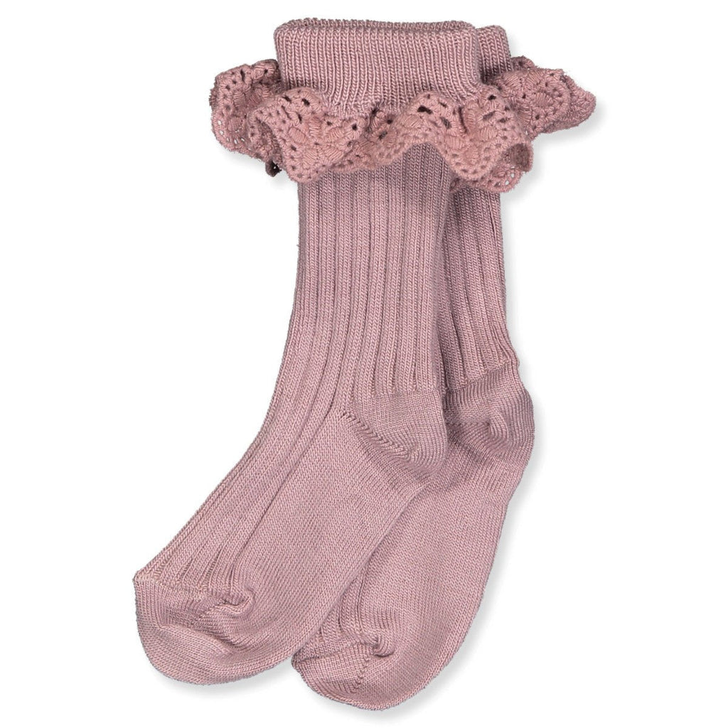 MP Denmark: Lea socks - Lace Rose Wood - Acorn & Pip_MP Denmark