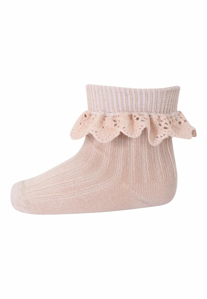 MP Denmark: Lisa Lace Kids Socks - Rose - Acorn & Pip_MP Denmark