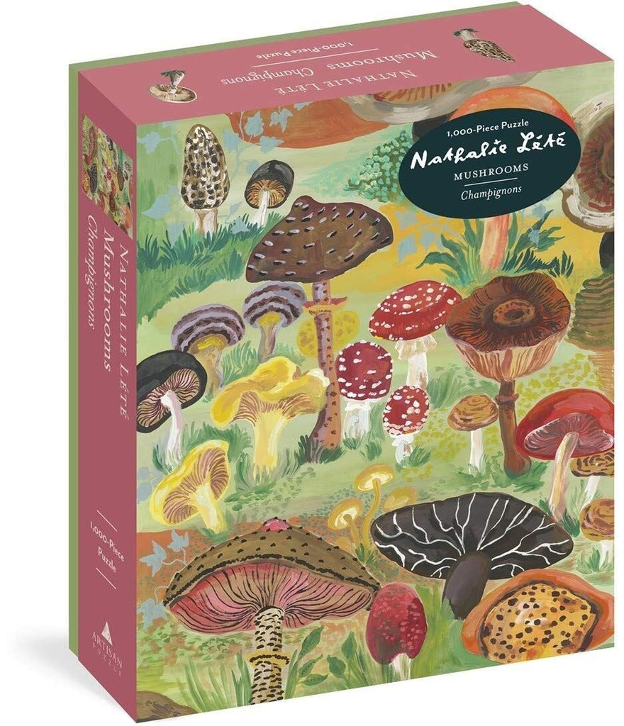 Nathalie Lete Mushrooms 1000 Piece Jigsaw - Acorn & Pip_Bookspeed