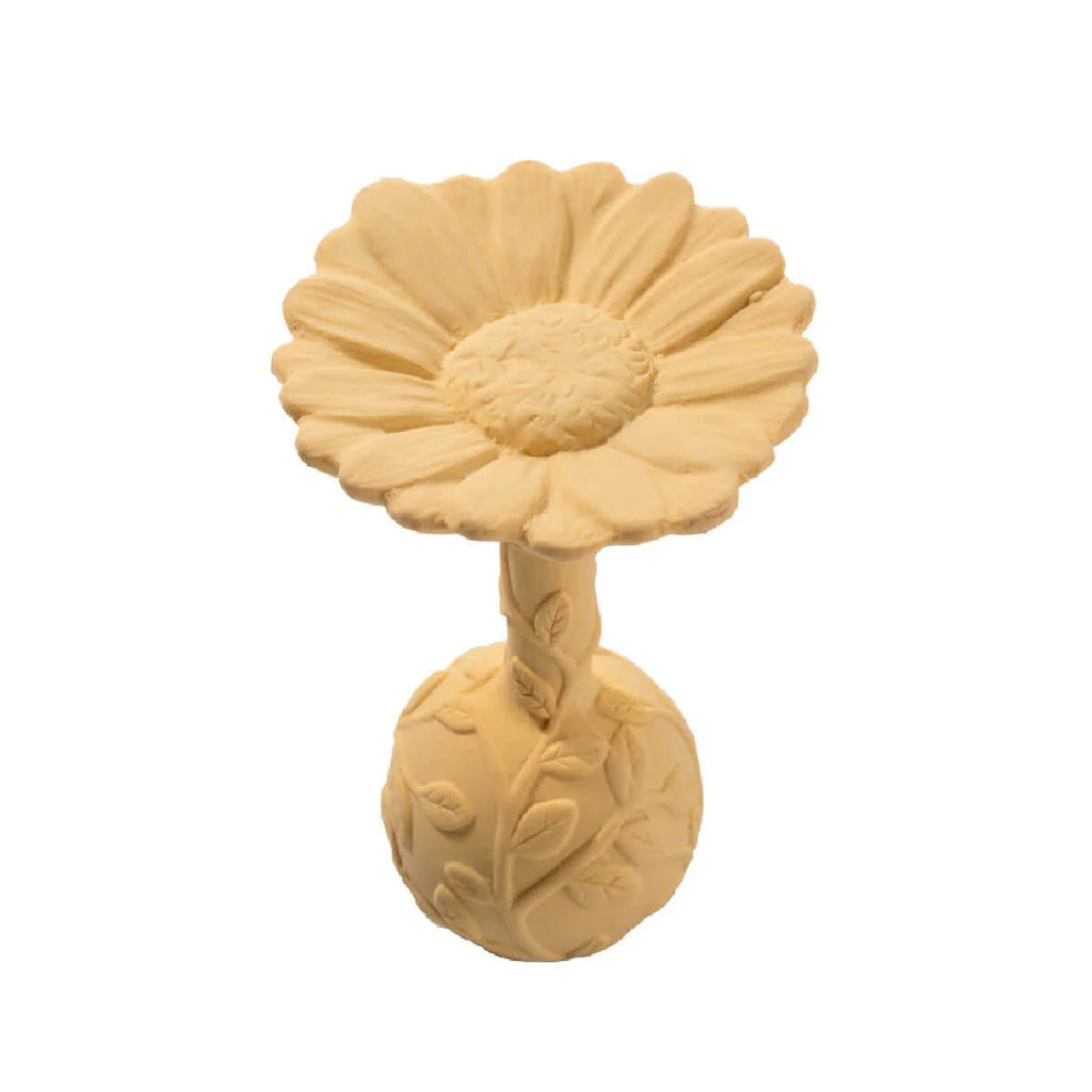 Natruba: Natural Rubber Bath Toy - Yellow Flower - Acorn & Pip_Natruba