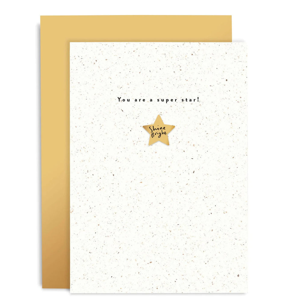 Old English Company: Super Star Enamel Pin Card - Acorn & Pip_Old English Company