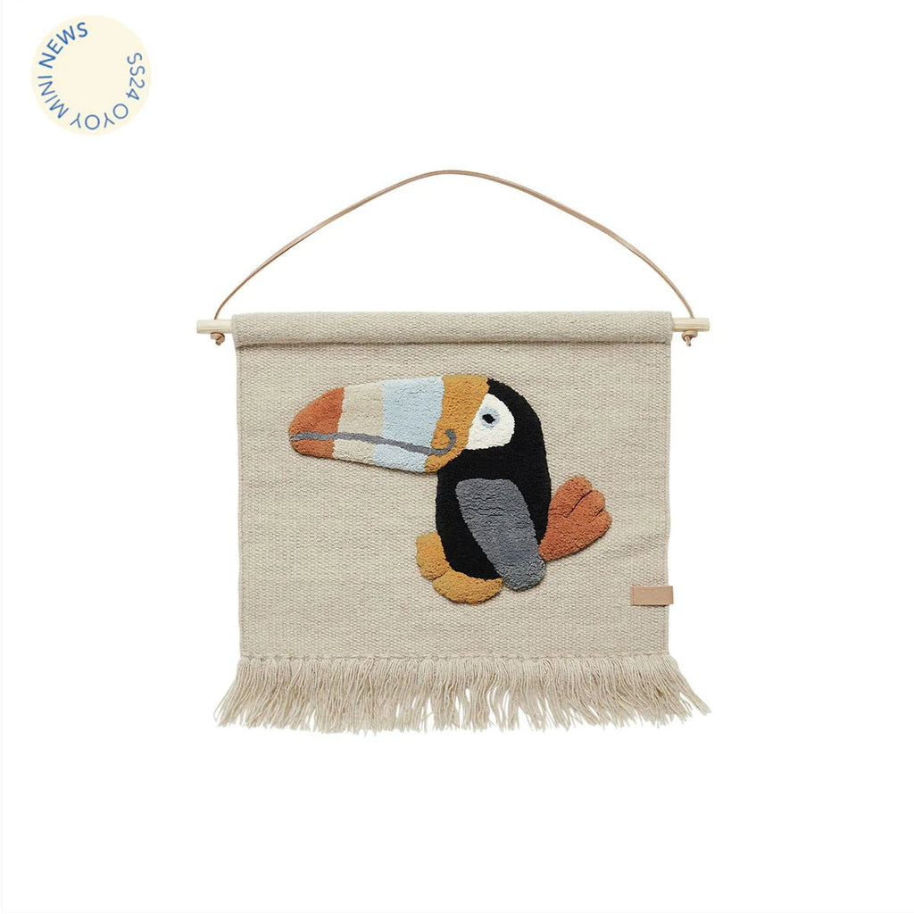 OYOY: Toucan Wall Hanging - Clay - Acorn & Pip_OYOY