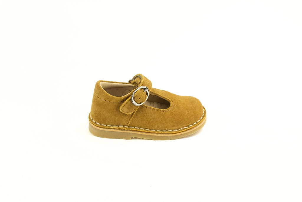 Petasil: Crosspatch Classic T - Bar Girls Shoes - Ambra Suede - Acorn & Pip_Petasil