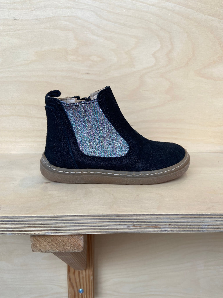 Petasil: Paz Chelsea Kids Boots - Silver Metal - Acorn & Pip_Petasil