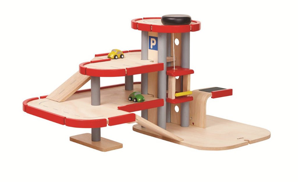 PlanToys - Parking Garage - Acorn & Pip_PlanToys