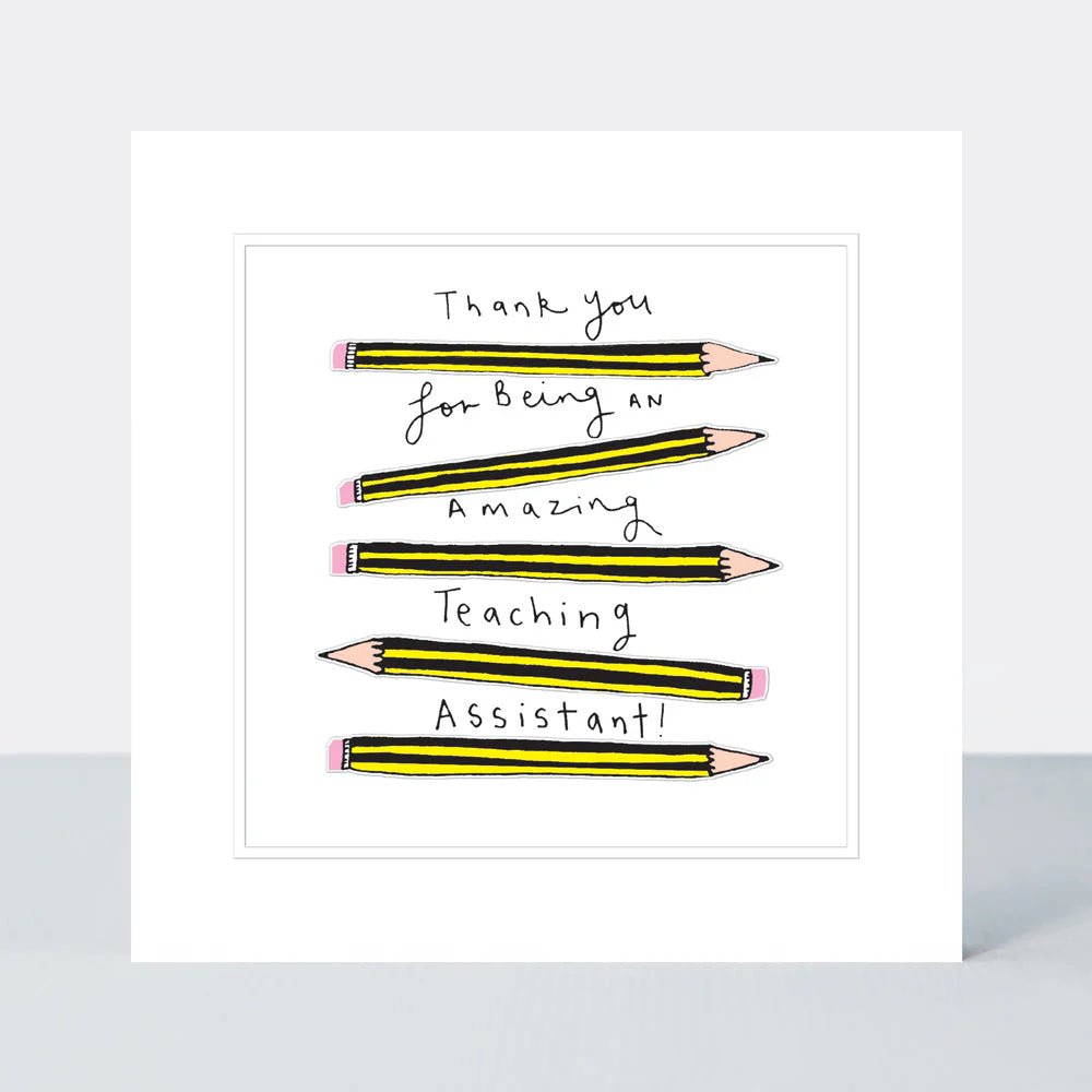 Rachel Ellen Designs: Amazing Teaching Assistant Card - Acorn & Pip_Rachel Ellen Designs