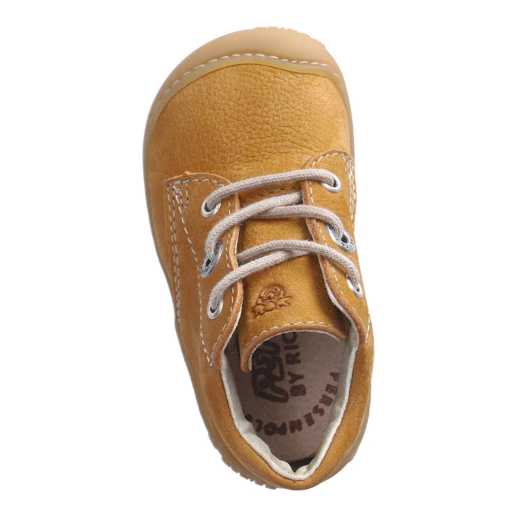 Ricosta: Cory Kids Boot with Laces - Mustard - Acorn & Pip_Ricosta