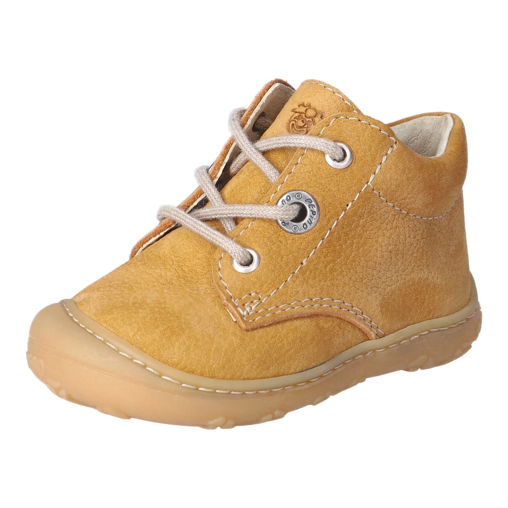 Ricosta: Cory Kids Boot with Laces - Mustard - Acorn & Pip_Ricosta
