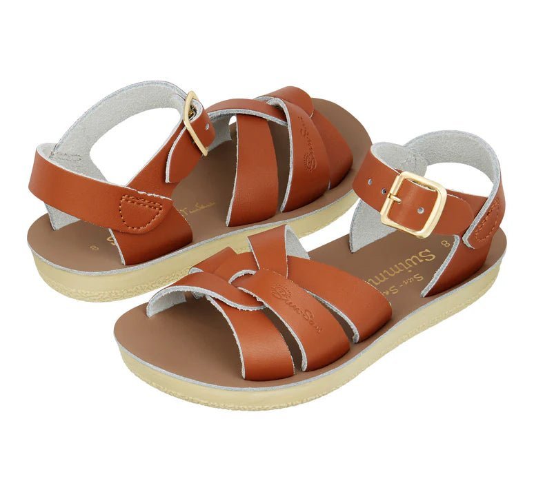 Salt - Water Sandals: Swimmer Tan Kids Sandals - Acorn & Pip_Salt - Water Sandals