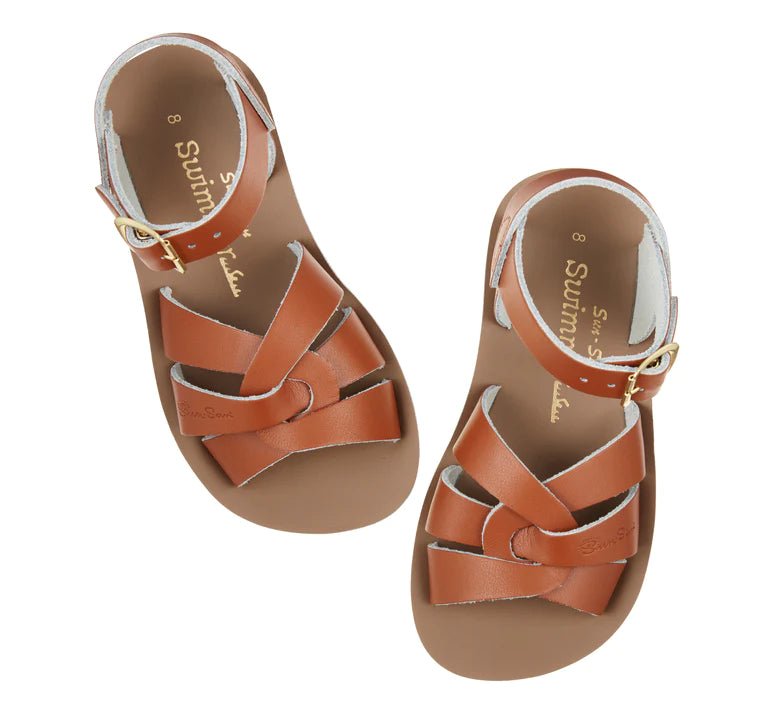 Salt - Water Sandals: Swimmer Tan Kids Sandals - Acorn & Pip_Salt - Water Sandals