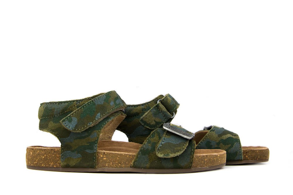 Shoesme: Sandals - Camo Green - Acorn & Pip_Shoesme