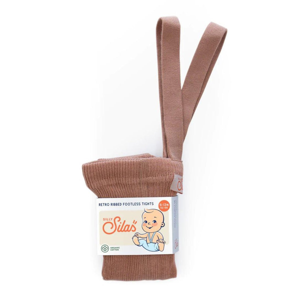 Silly Silas: Footless Tights - Light Brown - Acorn & Pip_Silly Silas