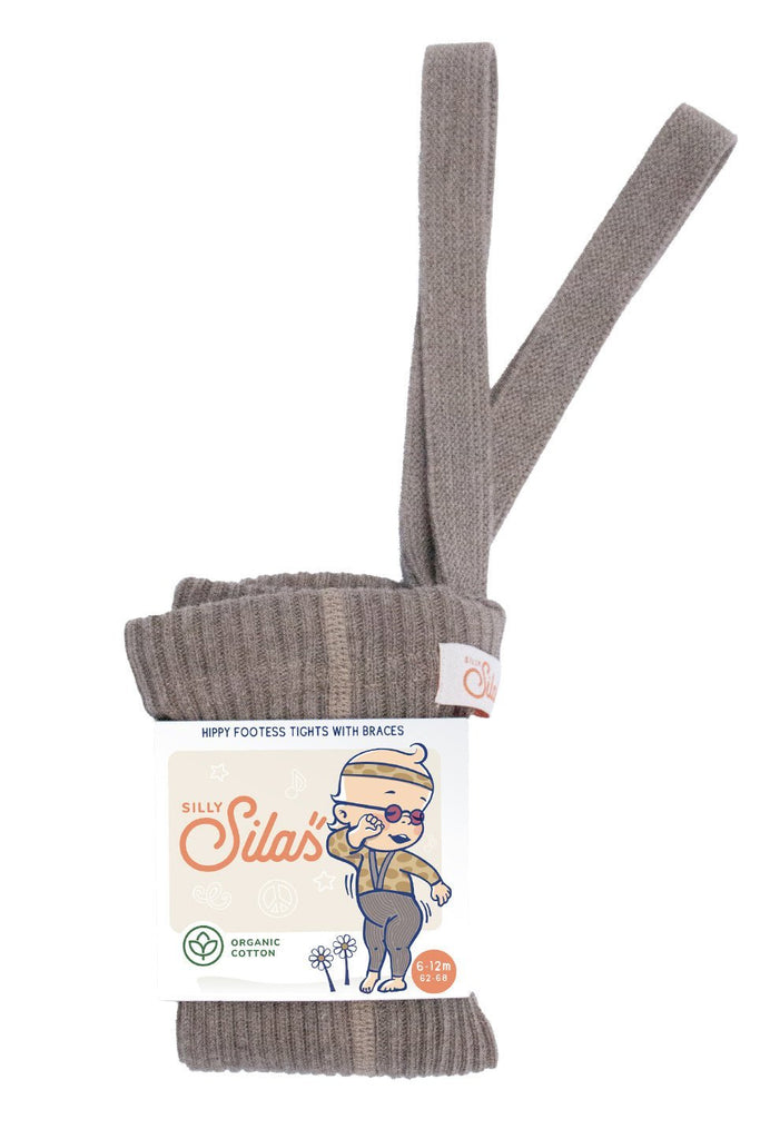 Silly Silas: Hippy Footless Tights - Cocoa Blend - Acorn & Pip_Silly Silas