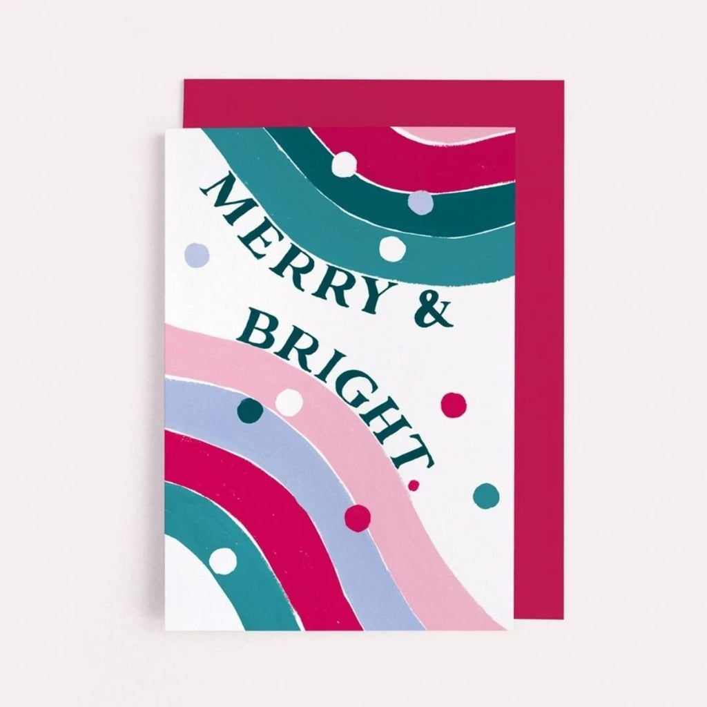 Sister Paper Co: Merry & Bright Christmas Card - Acorn & Pip_Sister Paper Co