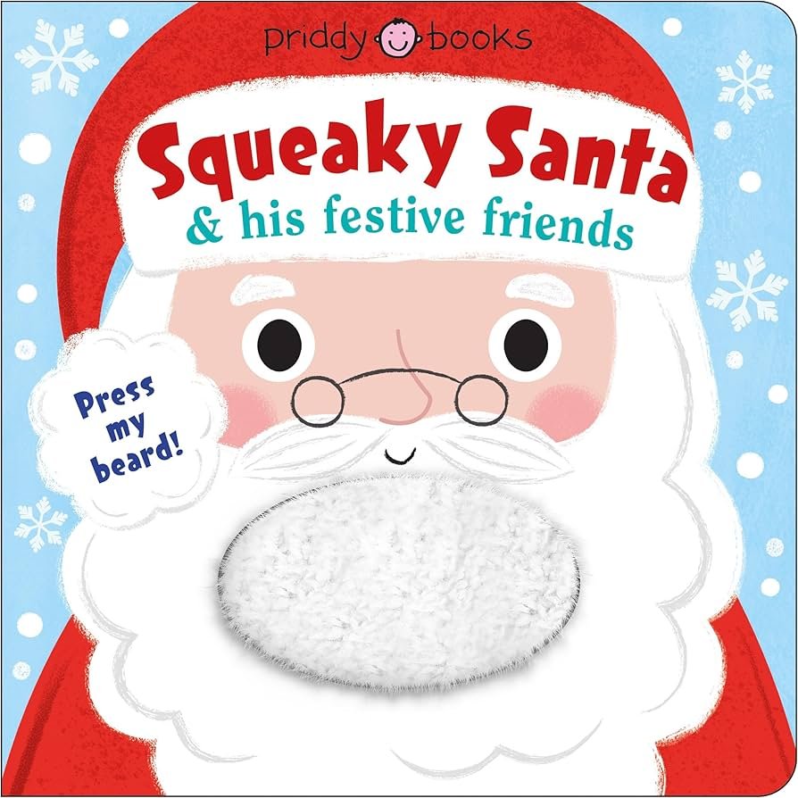 Squeaky Santa & His Festive Friends - Board Book - Acorn & Pip_Bookspeed