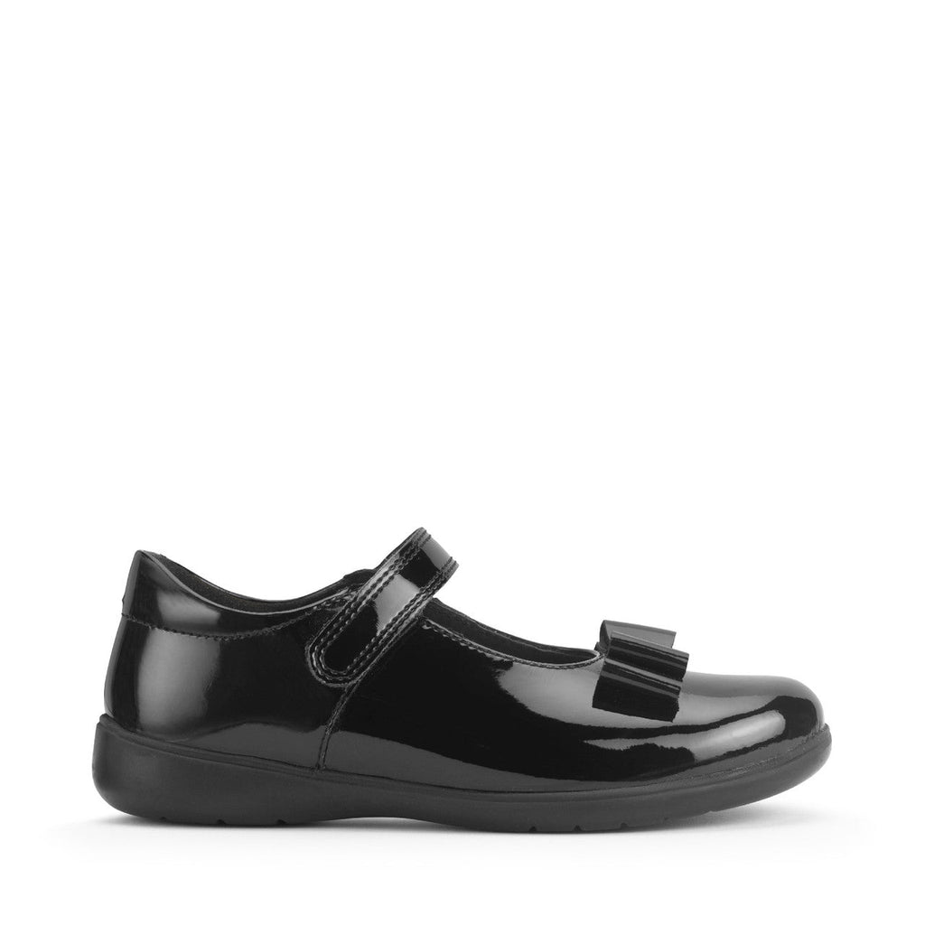 Start - Rite: Bella Girls School Shoes - Black Patent - Acorn & Pip_Start Rite