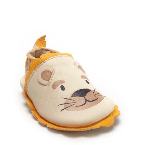 Start - Rite: Fable Leather Moccasins - Lion / Cream Leather - Acorn & Pip_Start Rite