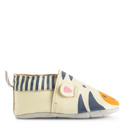 Start - Rite: Fable Leather Moccasins - Zebra / Cream Leather - Acorn & Pip_Start Rite