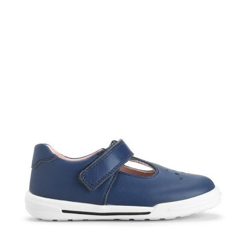 Start - Rite: Playground - Girl's Navy T - Bar Shoe (Narrow) - Acorn & Pip_Start Rite