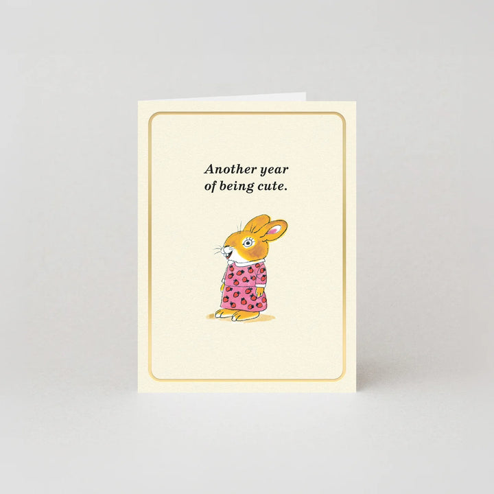 Richard Scarry Being Cute birthday card