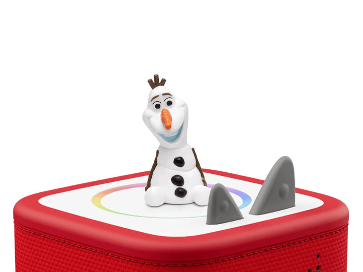 Disney Frozen Olaf Tonie on red Toniebox