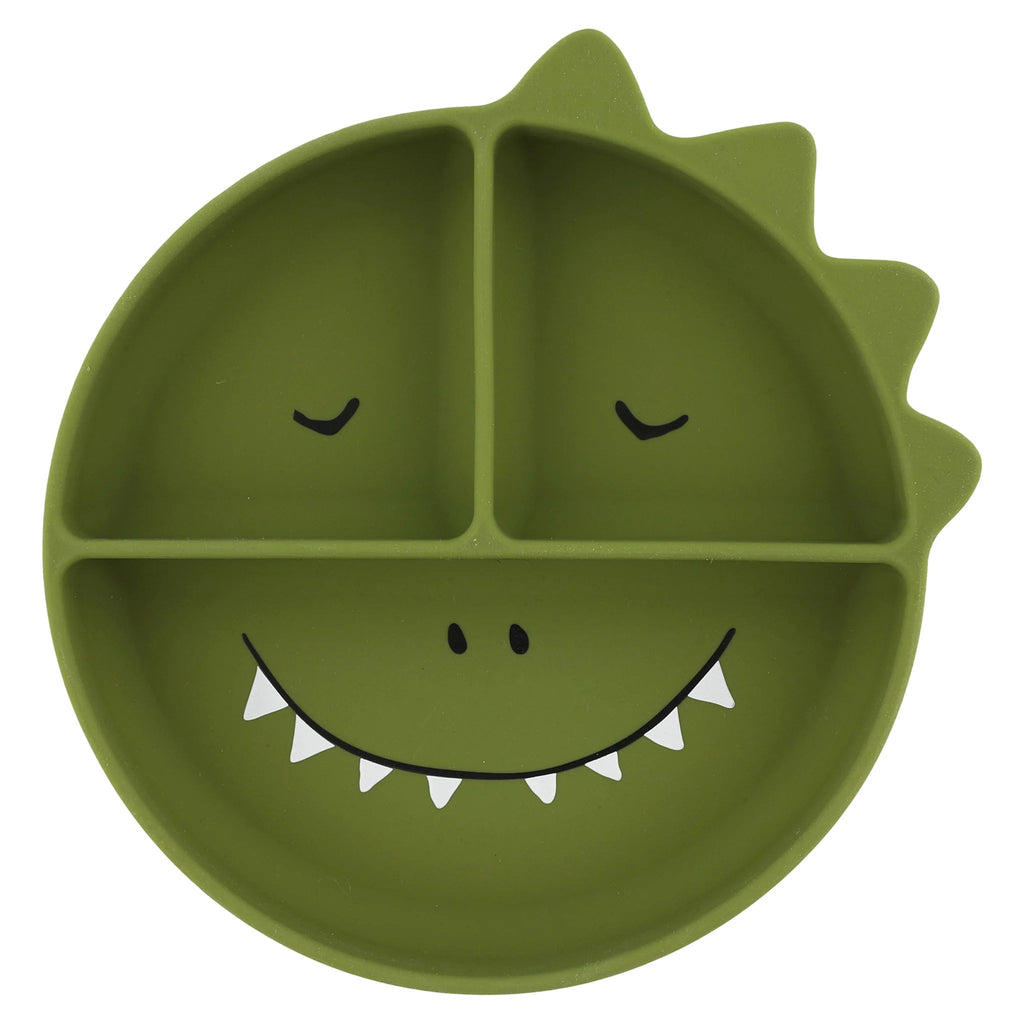 Trixie: Mr Dino - Divided Suction Plate - Acorn & Pip_Trixie