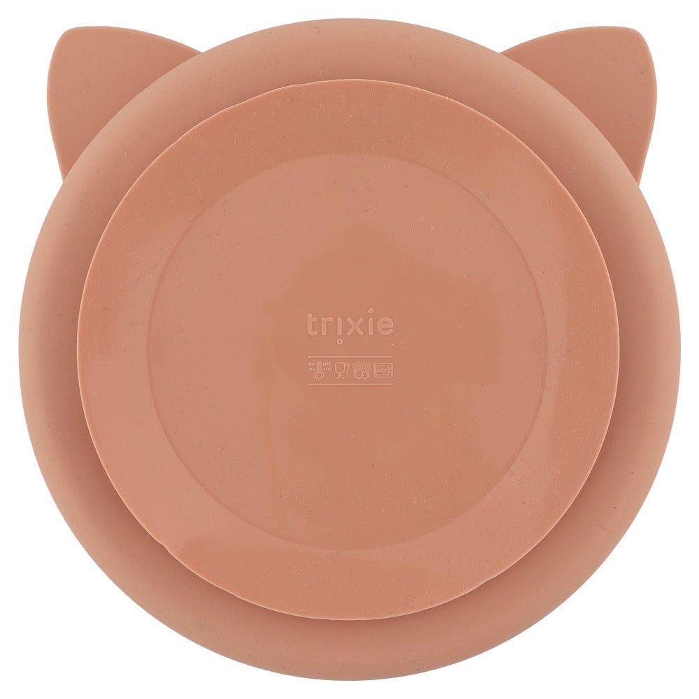 Trixie: Mrs Cat - Divided Suction Plate - Acorn & Pip_Trixie