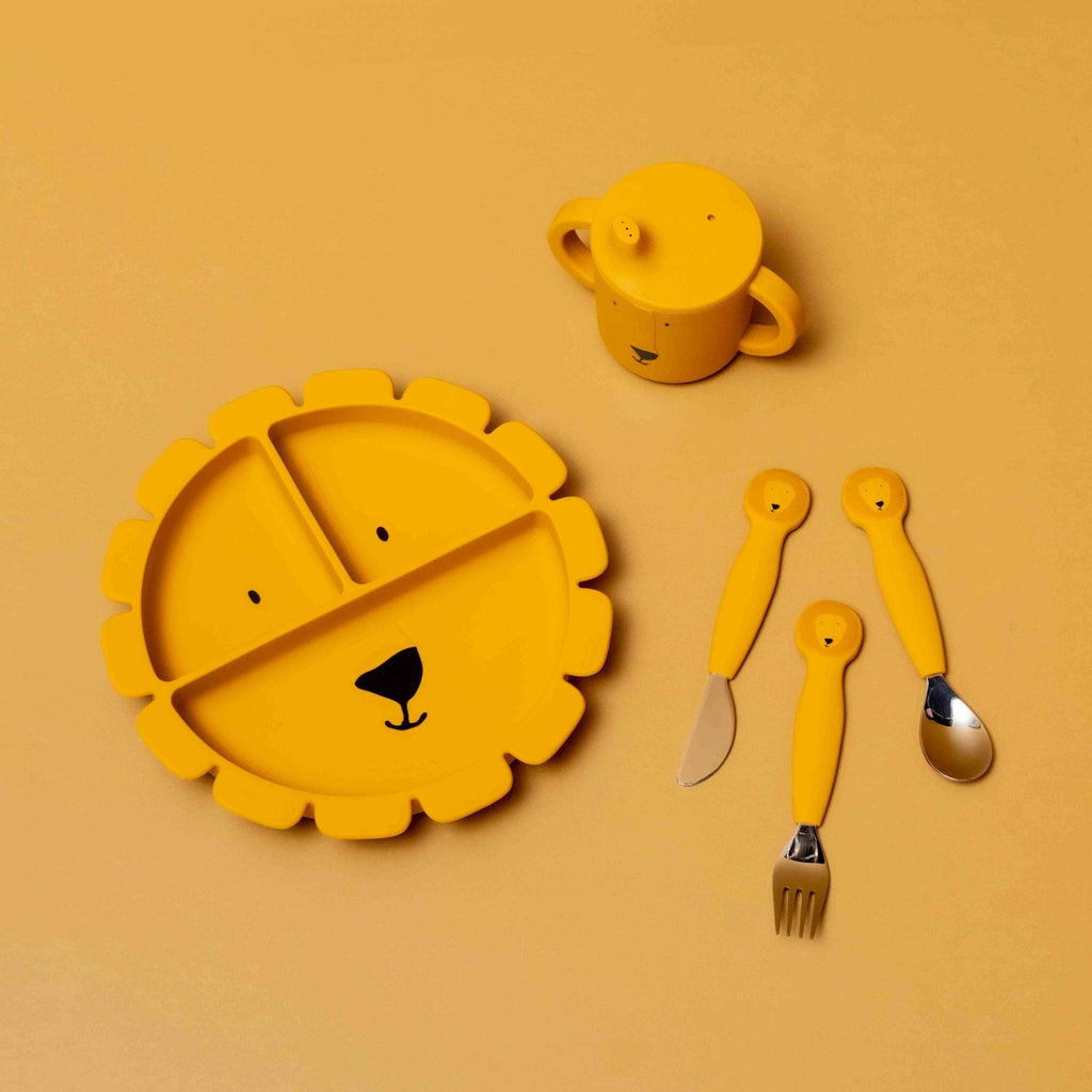 Trixie: Silicone Cutlery Set 3 - pack - Mr. Lion - Acorn & Pip_Trixie