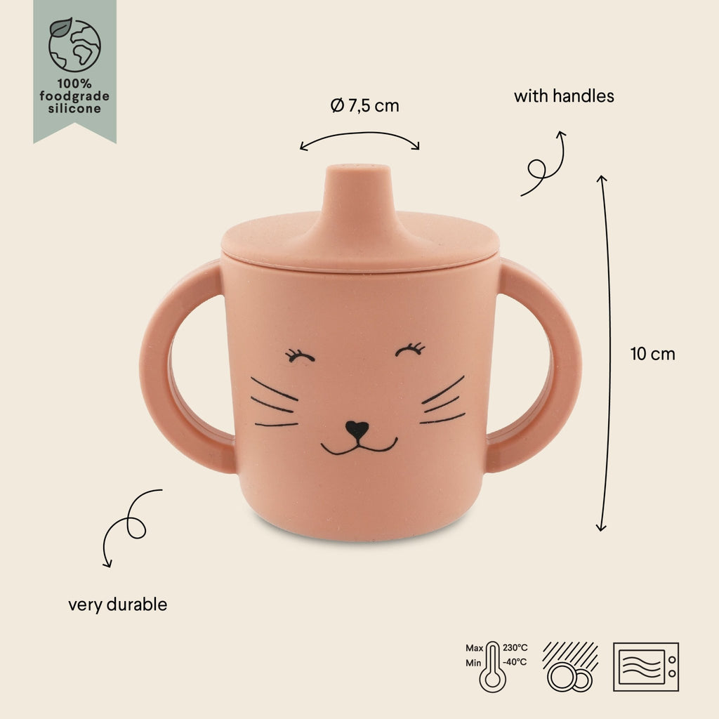 Trixie: Silicone Sippy Cup - Mrs. Cat - Acorn & Pip_Trixie